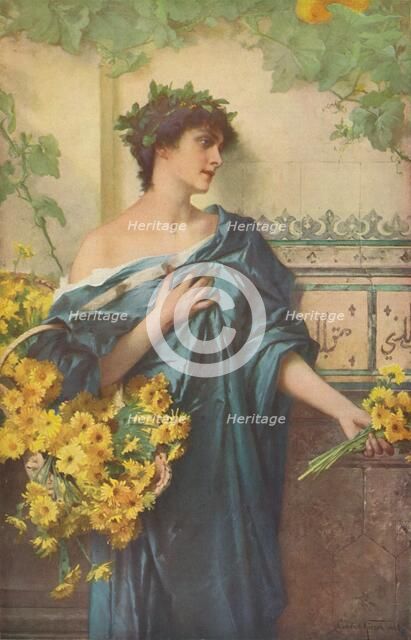 'Marguerites', c1900, (1918). Artist: Conrad Kiesel.