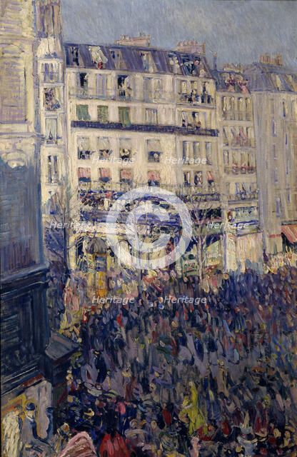 Mardi gras in Paris, 1900.