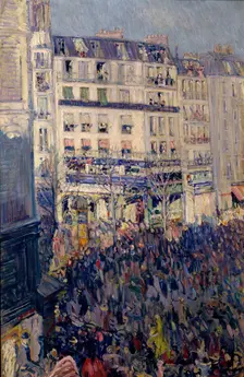 Mardi gras in Paris, 1900