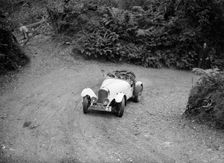 Marendaz Competion 2-seater special 15/90 of Mrs NA Moss driving in a motoring trial, late 1930s. Artist: Bill Brunell