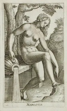 Mareotis, 1587. Creator: Philip Galle