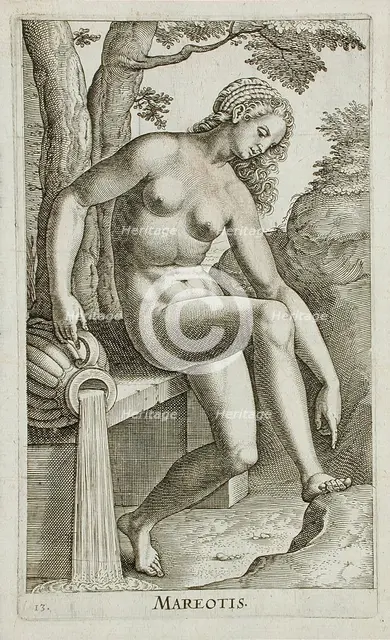 Mareotis, 1587. Creator: Philip Galle.