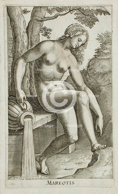 Mareotis, 1587. Creator: Philip Galle.