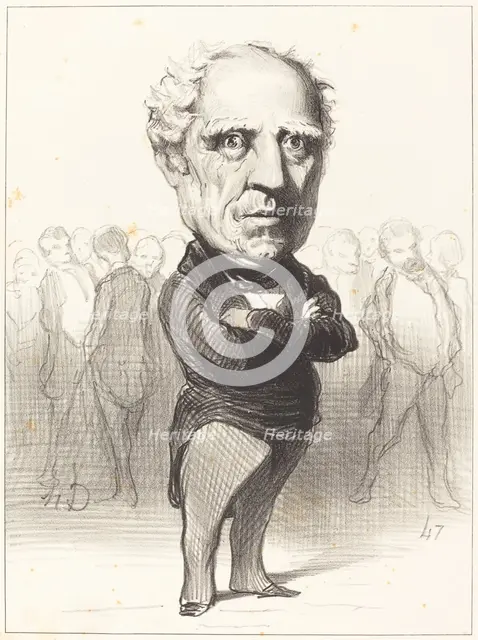 Maréchal Bugeaud, 1849. Creator: Honore Daumier.