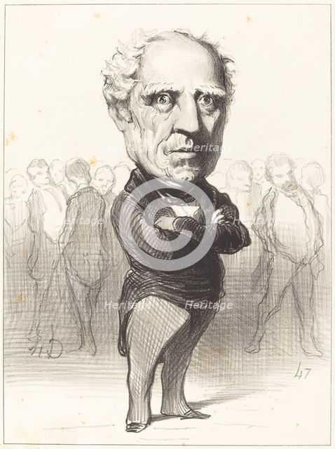 Maréchal Bugeaud, 1849. Creator: Honore Daumier.