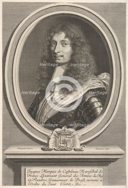 Maréchal de Castelnau, ca. 1658. Creator: Robert Nanteuil.
