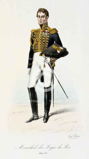 'Maréchal-des-Logis du Roi', 1814-30. Artist: Eugene Titeux