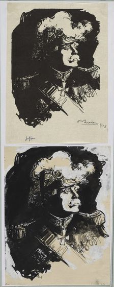 Maréchal Joffre, 1914. Creator: Auguste Louis Lepère (French, 1849-1918)