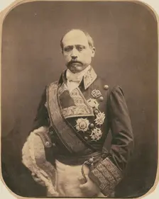 Maréchal Serrano, 1855-1859. Creator: Nadar