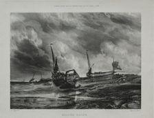 Marée basse, 1831. Creator: Eugène Isabey (French, 1803-1886)