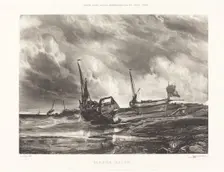 Marée Basse (Low Tide), 1831. Creator: Eugene Isabey