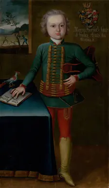 Marek Horvath-Stancic aged six, c1750. Creator: Ján Gottlieb Kramer
