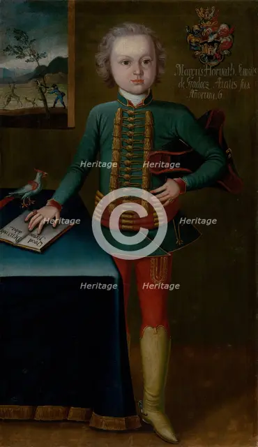 Marek Horvath-Stancic aged six, c1750. Creator: Ján Gottlieb Kramer.