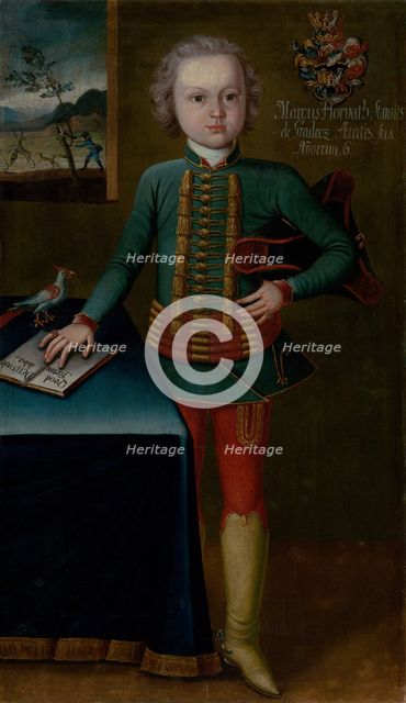 Marek Horvath-Stancic aged six, c1750. Creator: Ján Gottlieb Kramer.