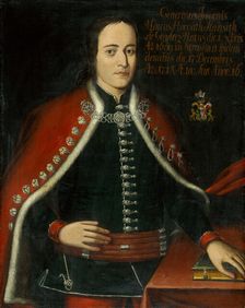 Marek Horváth-Stancic in Zeman Costume as a 16-Year-Old, 1715. Creator: Unknown