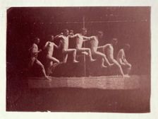 Marey Wheel Photographs of George Reynolds, 1884. Creator: Thomas Eakins