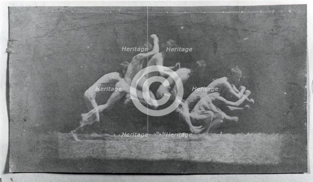 Marey Wheel Photographs of George Reynolds, 1884. Creator: Thomas Eakins.