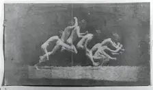 Marey Wheel Photographs of George Reynolds, 1884. Creator: Thomas Eakins