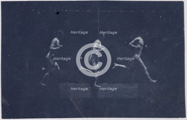 Marey Wheel Photographs of George Reynolds, c. 1884. Creator: Thomas Eakins.