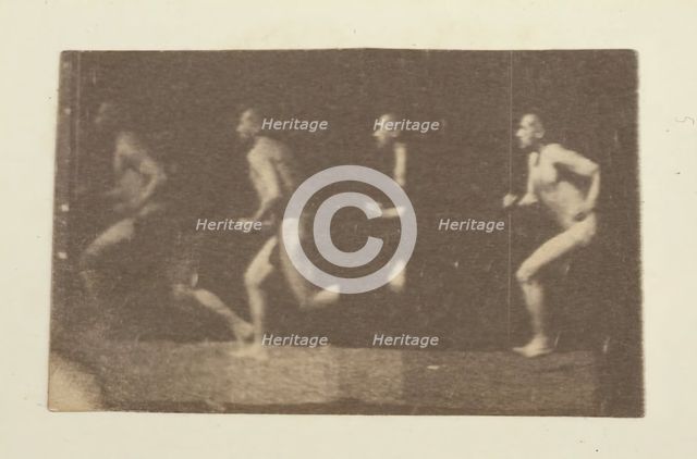 Marey Wheel Photographs of Thomas Eakins, 1884. Creator: Thomas Eakins.