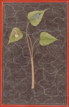 Markandeya Viewing Krishna in the Cosmic Ocean, c. 1680. Creator: Unknown
