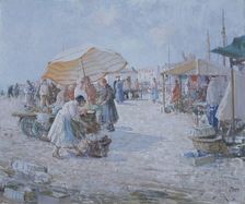 Market on the Atlantic Coast, c1890-1940. Creator: William Lee-Hankey