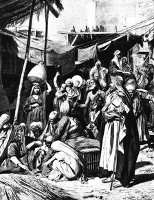 Market at Tantah, Egypt 1880
