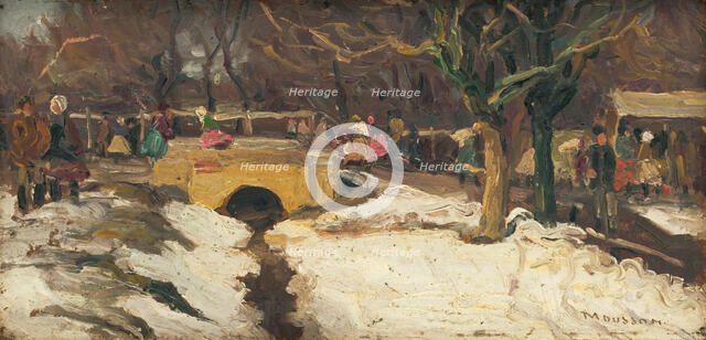 Market, around 1920. Creator: Teodor Jozef Mousson.