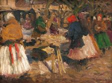 Market, around 1935. Creator: Teodor Jozef Mousson