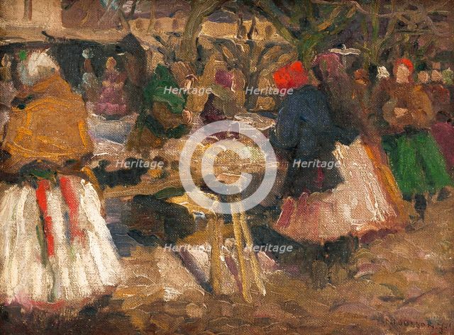 Market, around 1935. Creator: Teodor Jozef Mousson.