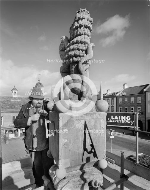Market Cross, Market Place, Carlisle, Cumbria, 03/03/1986. Creator: John Laing plc.