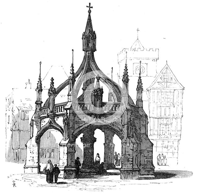 Market Cross, Salisbury, 1872. Creator: Unknown.
