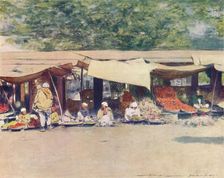 Market Day in Peshawur 1905. Artist: Mortimer Luddington Menpes