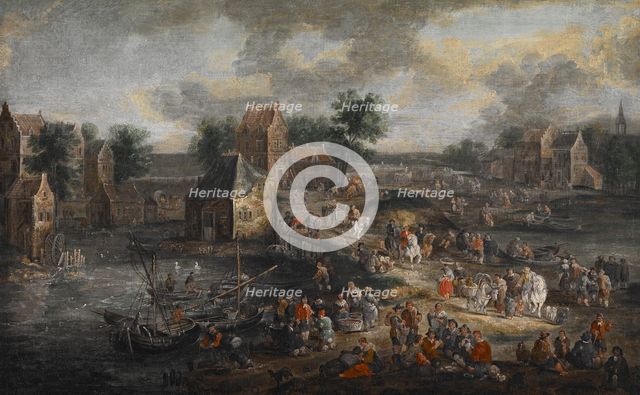 Market Day, late 1600s or early 1700s. Creators: Adriaen Frans Boudewyns, Peeter Bout.