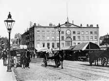 Market day, Nottingham, Nottinghamshire, c1890. Creator: Unknown