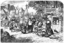 "Market-Day" - painted by G. B. O'Neil - from the Exhibition of the Royal Academy, 1856. Creator: Henry Duff Linton