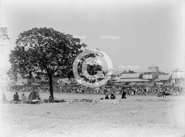 Market Day, Port-au-Prince, Hayti [sic], W.I., between 1880 and 1901. Creator: Unknown.