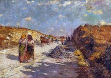 Market day, Rome, c1880. Creator: Girolamo Pieri Nerli