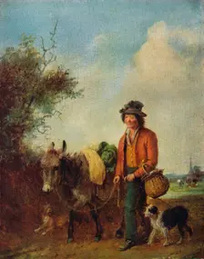 Market Gardener c1845, (1930). Creator: Edmund Bristow