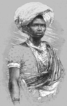 Market Girl, Rio; Rio De Janeiro and the Organ Mountains 1875. Creator: Thomas Woodbine Hinchliff