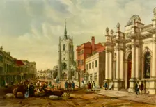 Market Hall, Sudbury c1850, (1943). Creator: Walker