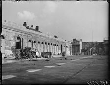Market Hall, Worcester Street, Bull Ring, Birmingham, 1941. Creator: George Bernard Mason