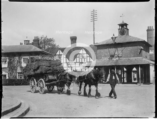 Market House, Market Square, Princes Risborough, Wycombe, Buckinghamshire, 1918. Creator: Katherine Jean Macfee.