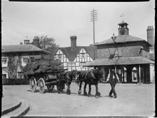 Market House, Market Square, Princes Risborough, Wycombe, Buckinghamshire, 1918. Creator: Katherine Jean Macfee