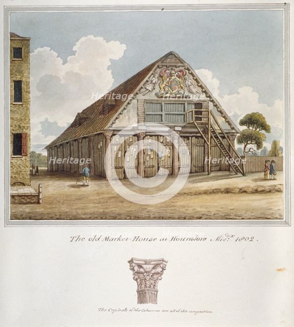 Market House, Fair Street, Hounslow, Middlesex, 1802. Artist: Anon
