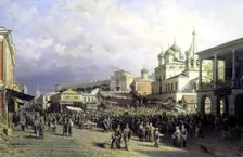 Market in Nizhny Novgorod 1872. Artist: Pyotr Petrovich Vereshchagin