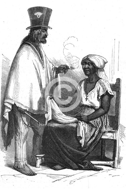 ''Market people--on the Parana; A visit to Paraguay during the war', 1875. Creator: Unknown.