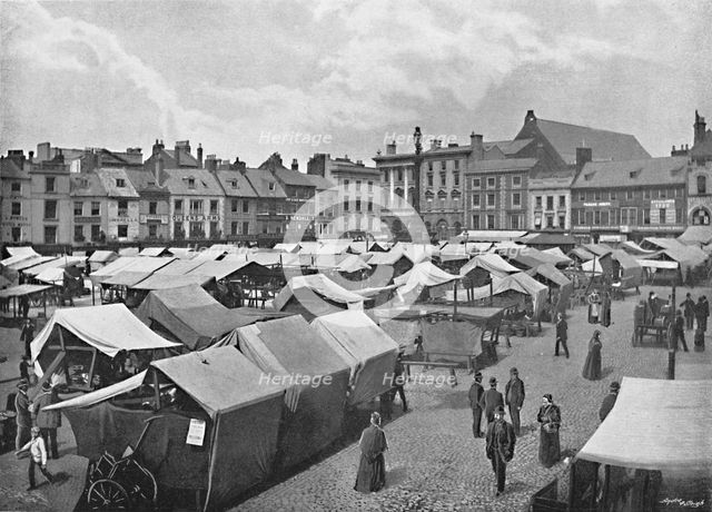'Market-Place, Northampton', c1896. Artist: Poulton & Co.