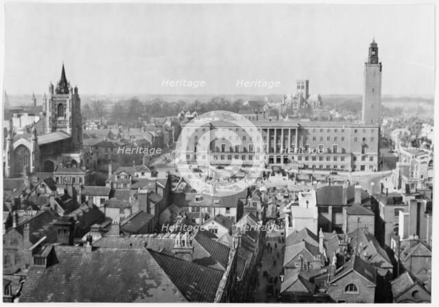Market Place, Norwich, Norfolk, 1941-1950. Creator: Edward Charles Le Grice.