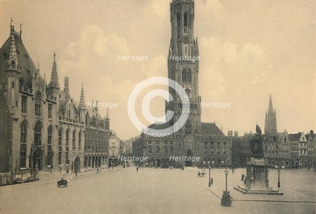 'Market Place', c1910. Artist: Unknown.